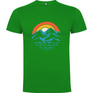 Sunset Mountainscape Bliss Tshirt