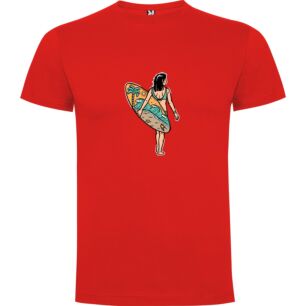 Surf Goddess Sticker Tshirt