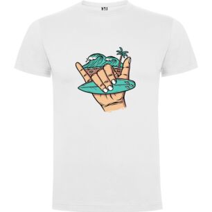 Surfing Hand Illustration Tshirt