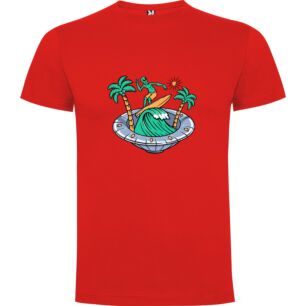 Surfing Miami Waves Tshirt