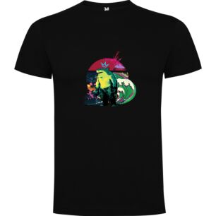 Surfing Shark King Tshirt