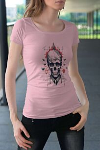 Surreal Skull Art Tshirt