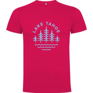 Tahoe on Blue Tshirt