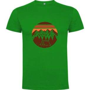 Tent Peaks Adventure Tshirt