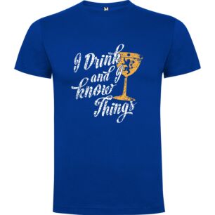 Thrones' Witty Wine Glass Tshirt