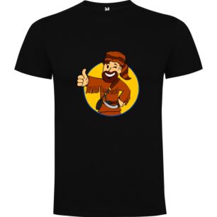 Thumbs Up Cowboy Mascot Tshirt