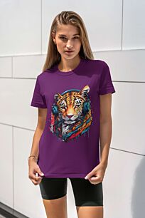 Tiger with Headphones Art Tshirt