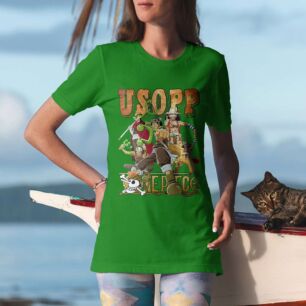 Usopp One Piece Collage Tshirt