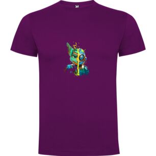 Vibrant Cat Art Tshirt