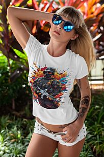 Vibrant Soldier Artwork Tshirt