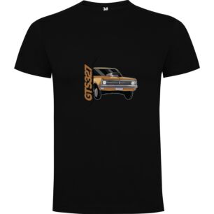 Vivid Retro Vehicle Illustration Tshirt