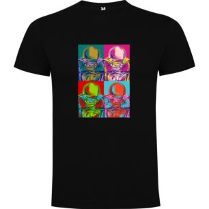 Warholian Astronaut Triptych Tshirt