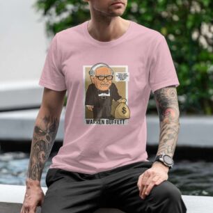 Warren Buffett Cartoon Tshirt