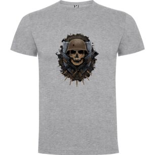 Warrior Skull Design Tshirt