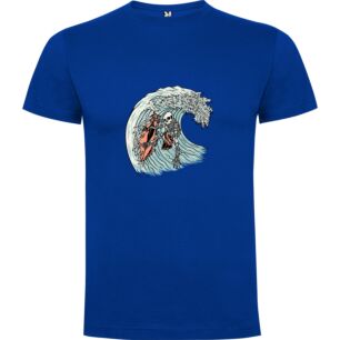 Wave Rider's Skeleton Surf Tshirt