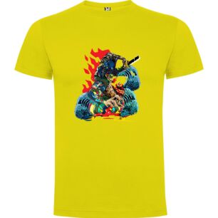 Wave-Riding Samurai Deity Tshirt