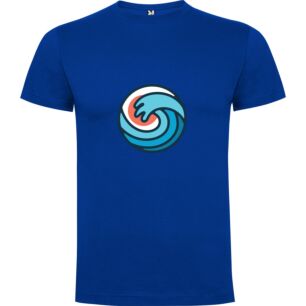 Wave Sticker Art Tshirt