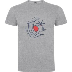 Waveheart Logo Illustration Tshirt