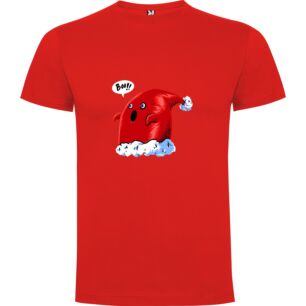 Whimsical Red Hat Doodle Tshirt