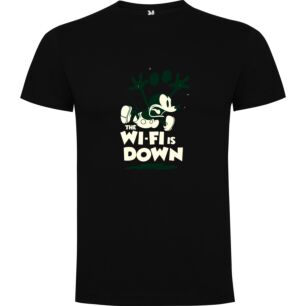 Wi-Fi Down: Cartoon Takeoff Tshirt