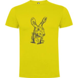 Wildlife Line Art Tattoo Tshirt