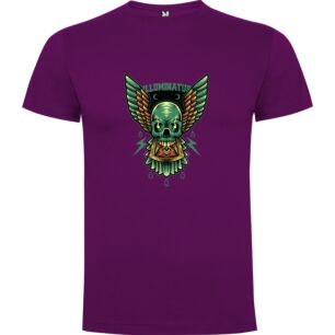 Winged Skull Illumination Tshirt