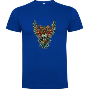 Winged Skull Tattoo Design Tshirt