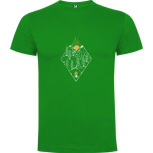 Woodland Blaze Illustration Tshirt