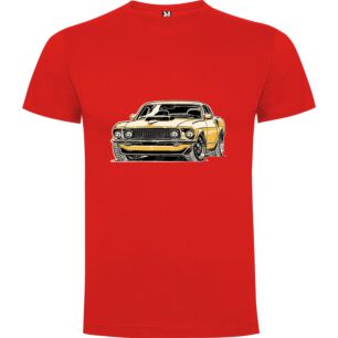 Yellow Mustang Muscle Tshirt