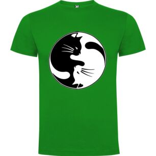 YinYang Cat Icon Tshirt