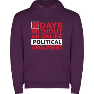 10 Days: No Online Politics Φούτερ με κουκούλα