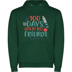 100 Days of Friendship Φούτερ με κουκούλα