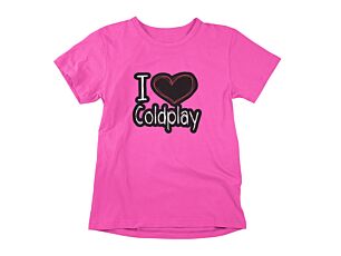 Coldplay I Love… Pink T-Shirt