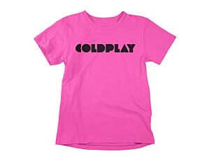 Coldplay Logo Pink T-Shirt