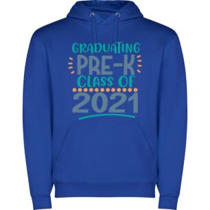 2021 Pre-K Grad: Future Seniors Φούτερ με κουκούλα σε χρώμα Μπλε Medium