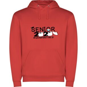 2023 Senior Graduation Tee Φούτερ με κουκούλα σε χρώμα Κόκκινο XLarge