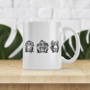 Κεραμική Κούπα Miscallenous Three Wise Monkeys