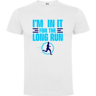 5K Long Run Illustration Tshirt σε χρώμα Λευκό XLarge