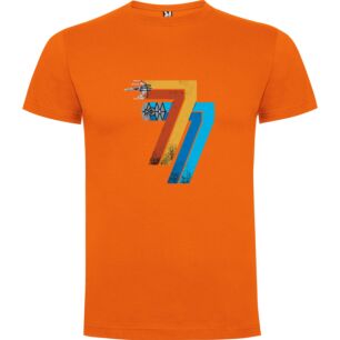 70s Sci-Fi Tee Tshirt σε χρώμα Πορτοκαλί 3-4 ετών