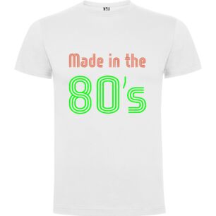 80s Retro Chic Tshirt σε χρώμα Λευκό Small
