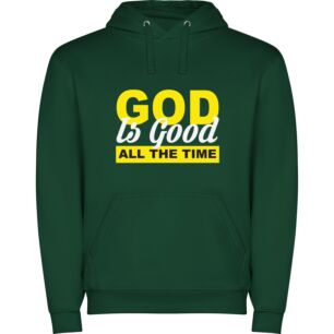 A Divine Reminder: God's Goodness Φούτερ με κουκούλα σε χρώμα Πράσινο Small