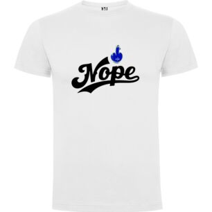 Abstract Contrasts: Nope & Dope Tshirt σε χρώμα Λευκό XXLarge