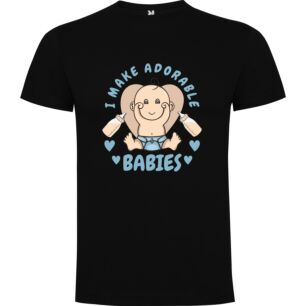 Adorable Diapered Babe Tshirt