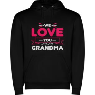 Adored Grandma's Eternal Love Φούτερ με κουκούλα