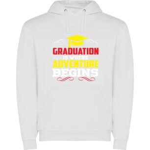 Adventure's Graduation Fiesta Φούτερ με κουκούλα σε χρώμα Λευκό XXXLarge(3XL)