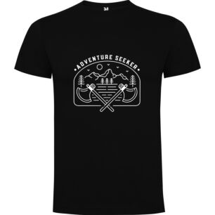 Adventurer's Black Logo Tshirt