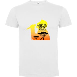African Rasta Silhouette Tshirt σε χρώμα Λευκό 5-6 ετών