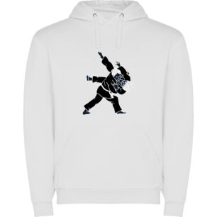 Airborne Martial Artistry Φούτερ με κουκούλα σε χρώμα Λευκό 11-12 ετών