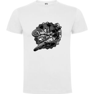 Airborne Motocross Madness Tshirt σε χρώμα Λευκό Large