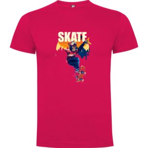 Airborne Skateboarder Tshirt